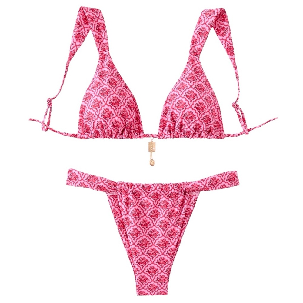 RoseSeek Women's Floral Pink Bikini